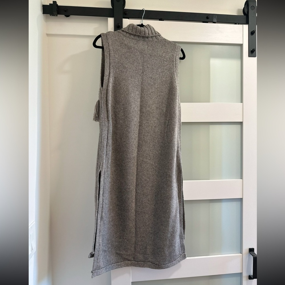 Anthropologie Grey Knit Sweater Tunic